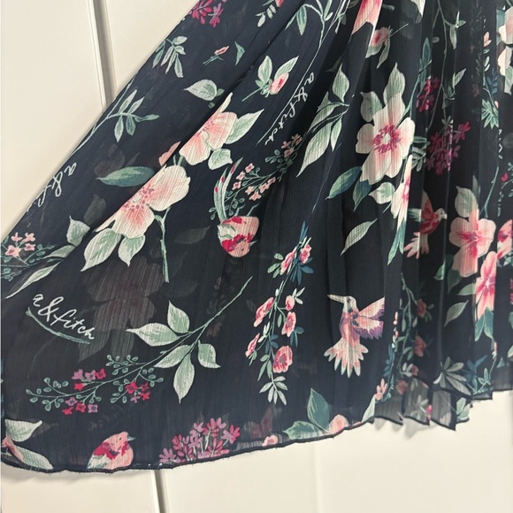 Abercrombie Kids Chiffon Floral Summer Tank Top Sleeveless Blouse Girls Sz 11/12 - Picture 6 of 10